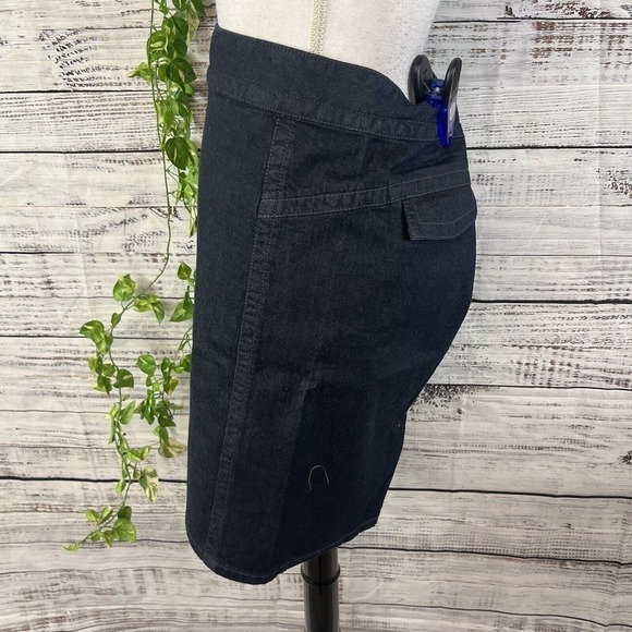 Converse One Star Skirt size 28 Denim Jean Straight Knee Casual Stretch Slim - Picture 7 of 11
